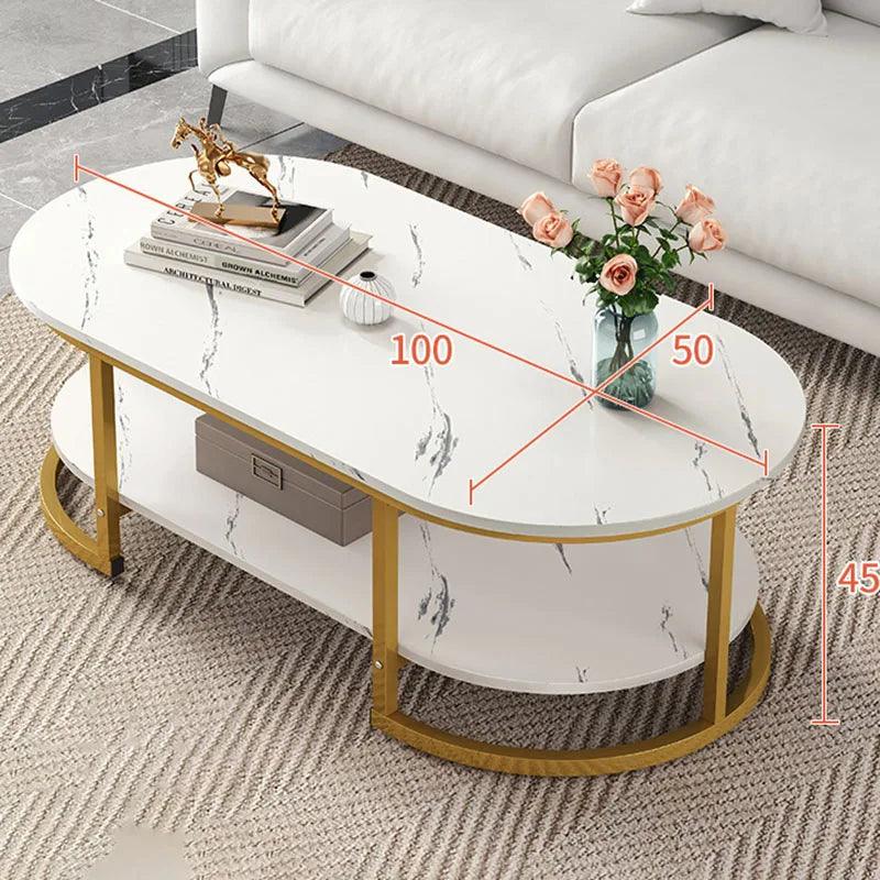 Modern Luxury Coffee Tables Living Room Nordic Glam Square Coffee Tables Minimalist Unique Table Basse De Salon Home Furniture