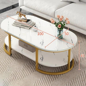 Modern Luxury Coffee Tables Living Room Nordic Glam Square Coffee Tables Minimalist Unique Table Basse De Salon Home Furniture