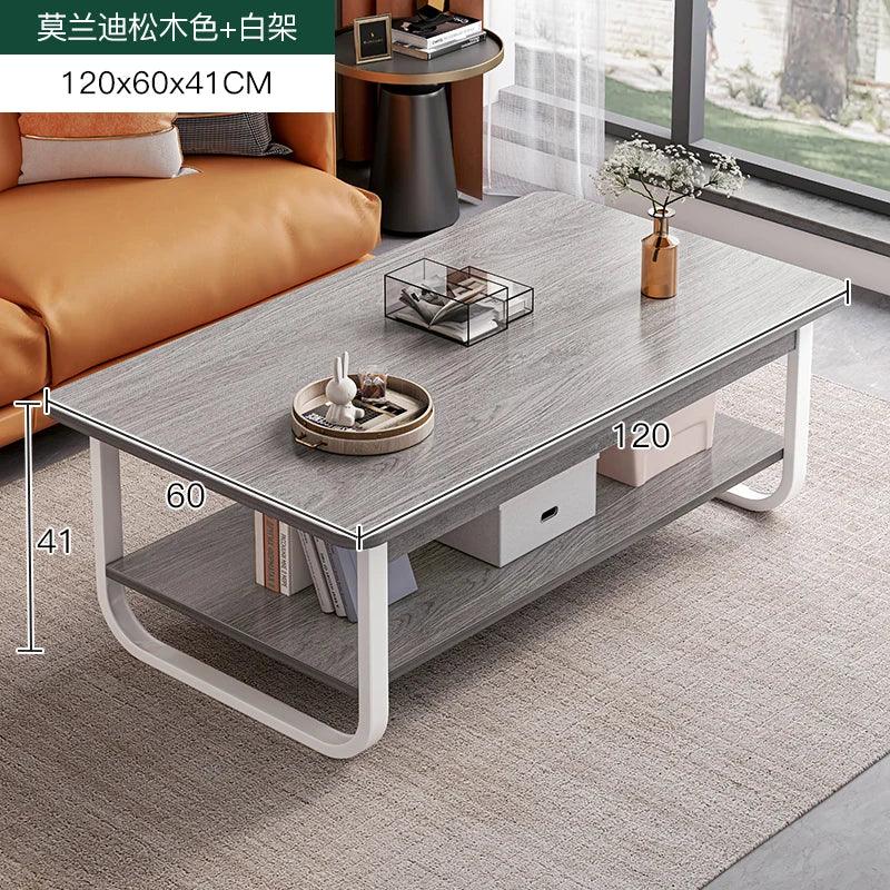 Modern Luxury Coffee Tables Living Room Nordic Glam Square Coffee Tables Minimalist Unique Table Basse De Salon Home Furniture