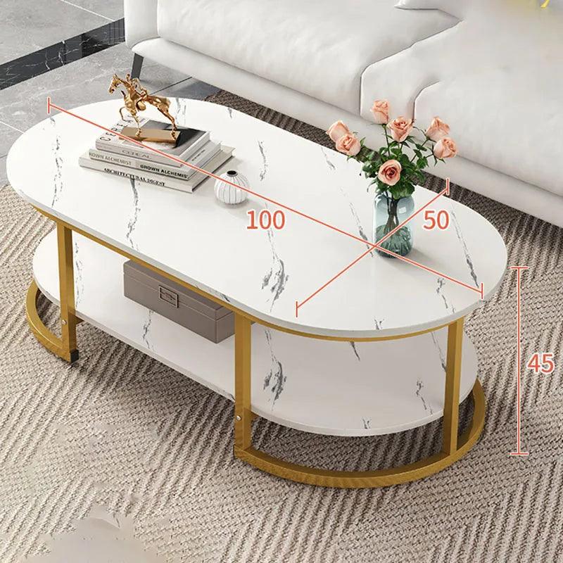 Modern Luxury Coffee Tables Living Room Nordic Glam Square Coffee Tables Minimalist Unique Table Basse De Salon Home Furniture