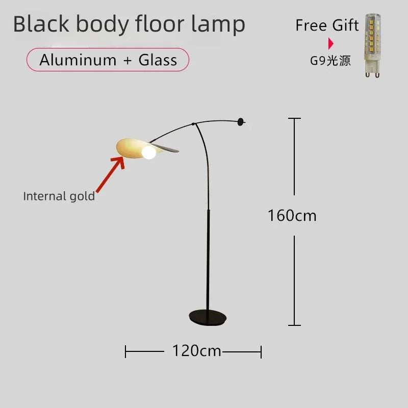 Modern Minimalist Designer Fishing Led Floor Lamp Bedroom Reading Atmosphere Long Arm Lights Adjustable Home Decor Chandelier