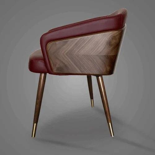 Modern Minimalist Dining Chair Luxury Wooden Armchair High Quality Lounge Chairs Comfortable Seat Kitchen Furniture HY50DC