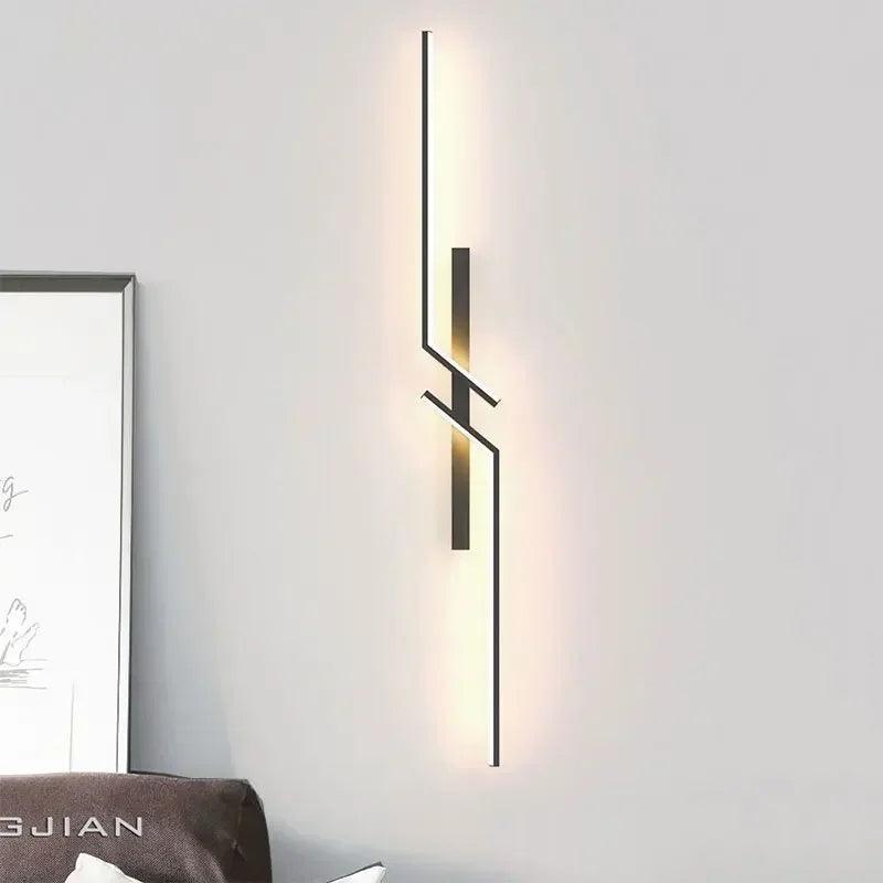 Modern Minimalist LED Wall Lamp Lights For Bedroom Bedside Living Room Bar Grille Sofa Lobby TV Background Lighting Decoration