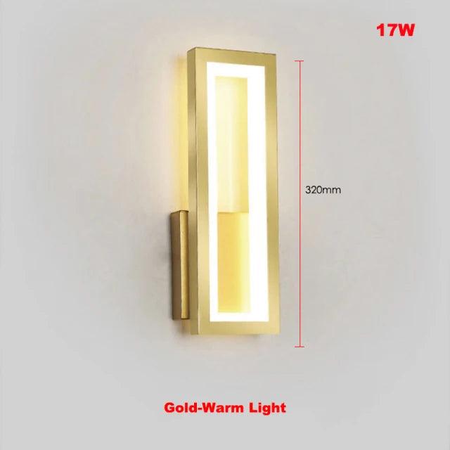 Modern Minimalist Wall Lamps Home Decor Living Room Bedroom Bedside 17w Ac96v-260v Led Sconce Black White Light Aisle Decoration