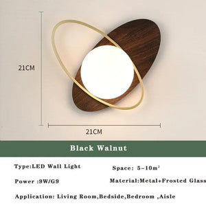 Modern Nordic LED Lustre Golden Black Wall Lamp Indoor Lighting Fixtures for Bedroom Living Room Wall Sconce Wall Lights