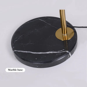 Modern Remote Control Marble Base Floor Lamp Plating Adjustable Fishing Rod Design Stand Light For Living Room Bedroom Decor