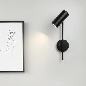 Modern Rotatable Wall Lamp Living Room Background LED Wall Light Bedroom Bedside Light Aisle Long Pole Switch Lamp