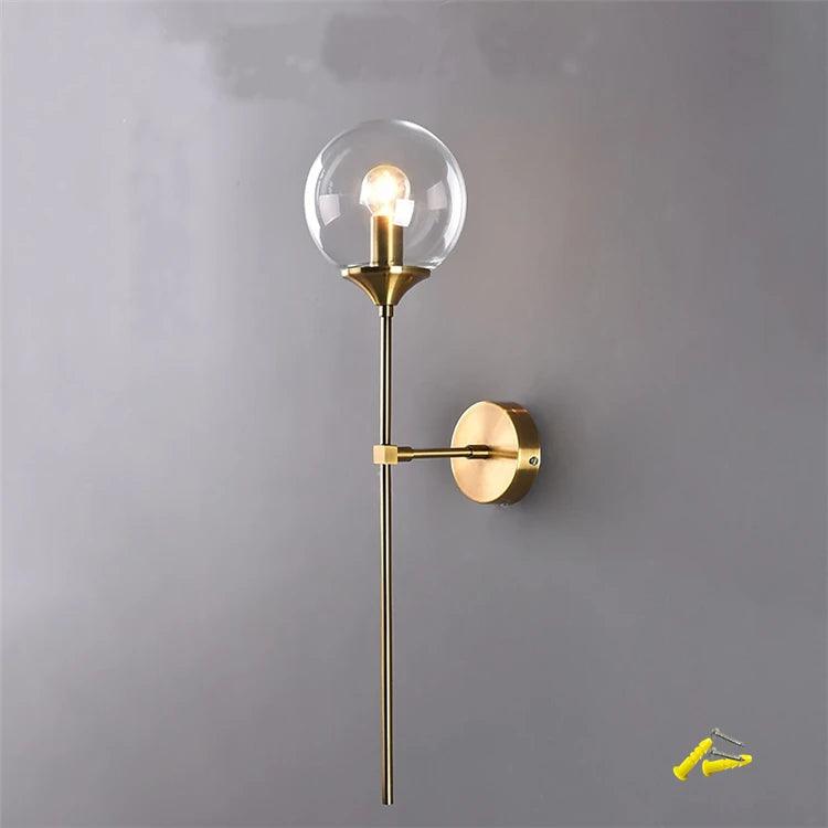 Modern Simple Wall Lamp for Home Glass lampshade Nordic LED Wall Lamps living room wall decor Luminaire Bedroom Light Fixture