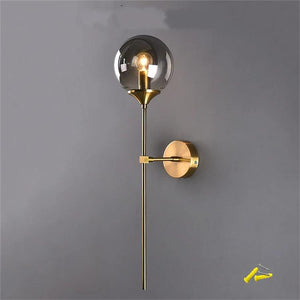 Modern Simple Wall Lamp for Home Glass lampshade Nordic LED Wall Lamps living room wall decor Luminaire Bedroom Light Fixture