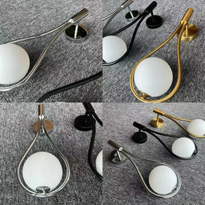 Modern Wall Light Glass Ball Luxury Gold Sconce Living Room Bedroom Bedside Aisle Staircase Nordic Wall Mount Indoor Decor Lamp