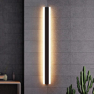 Modern Waterproof outdoor Long Strip LED wall lamp IP65 Aluminum Wall Light Garden porch Sconce Light 110V 220V Sconce Luminaire