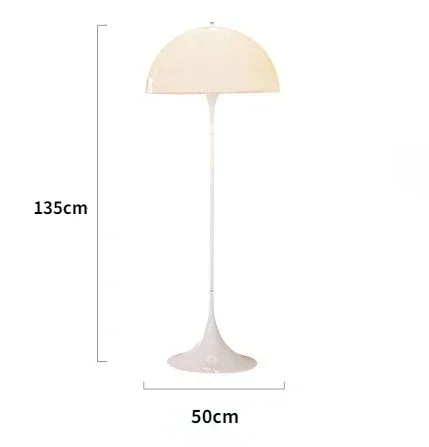 Modern White Mushroom Floor Light for Livingroom Bedside Lamp Home Decor Standing Table Lamp Reading Lighting Fixtures