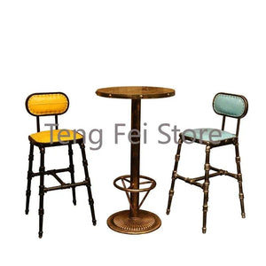 Modern Wooden Bar Tables Reception High Round Drink Coffee Bar Tables Cocktail Nightclub Stehtisch Commercial Furniture SR50BT