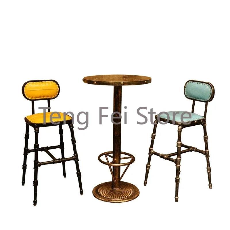 Modern Wooden Bar Tables Reception High Round Drink Coffee Bar Tables Cocktail Nightclub Stehtisch Commercial Furniture SR50BT