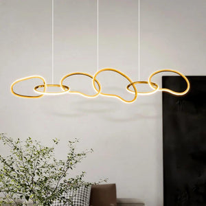 Modern gold dine dining room Pendant lights indoor lighting Ceiling lamp hanging light fixture Chandelier lamps for living room