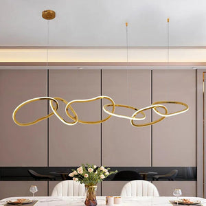 Modern gold dine dining room Pendant lights indoor lighting Ceiling lamp hanging light fixture Chandelier lamps for living room