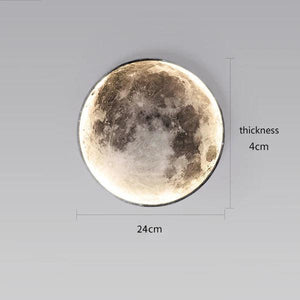 Modern moon wall lamp creative mural living room background wall decoration lamp minimalist art bedside wall light