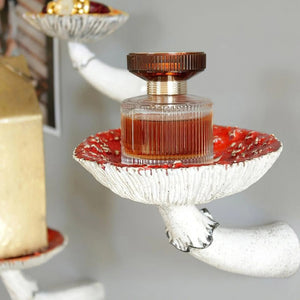 Mushroom Wall Hanging Shelf Decoration Frame Amanita Shaped Floating Shelf 3 Size Wall Hanging Storage Rack Home Ornaments