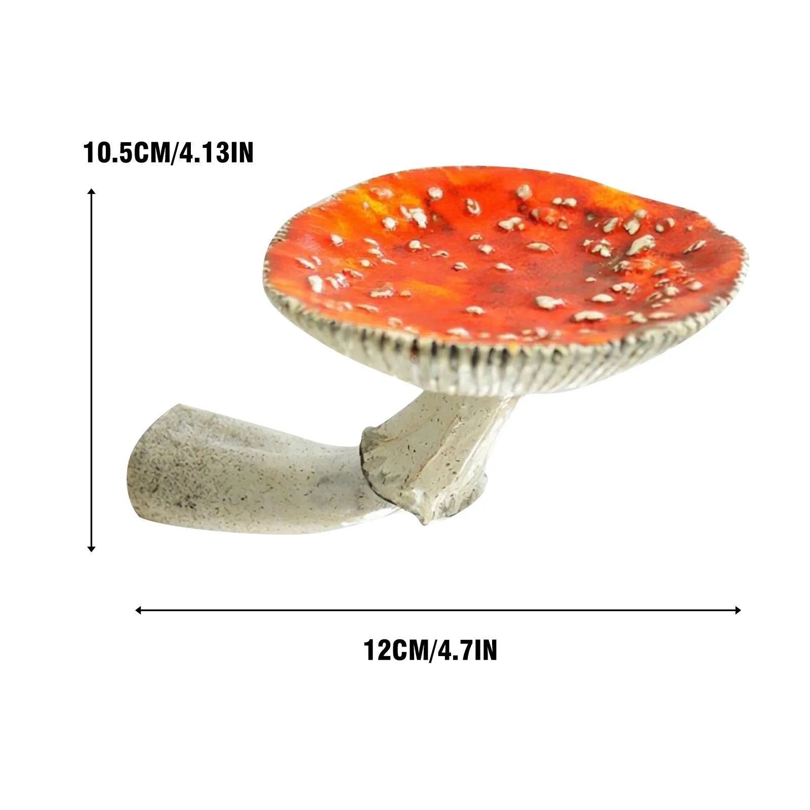 Mushroom Wall Hanging Shelf Decoration Frame Amanita Shaped Floating Shelf 3 Size Wall Hanging Storage Rack Home Ornaments