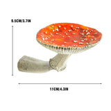 Mushroom Wall Hanging Shelf Decoration Frame Amanita Shaped Floating Shelf 3 Size Wall Hanging Storage Rack Home Ornaments