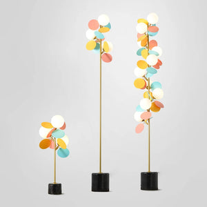 New Colourful Leaf Led Luxurious Minimal Floor Lamp for Living Room Home Decor Bedroom Bedside Lamp Indoor Standing Light