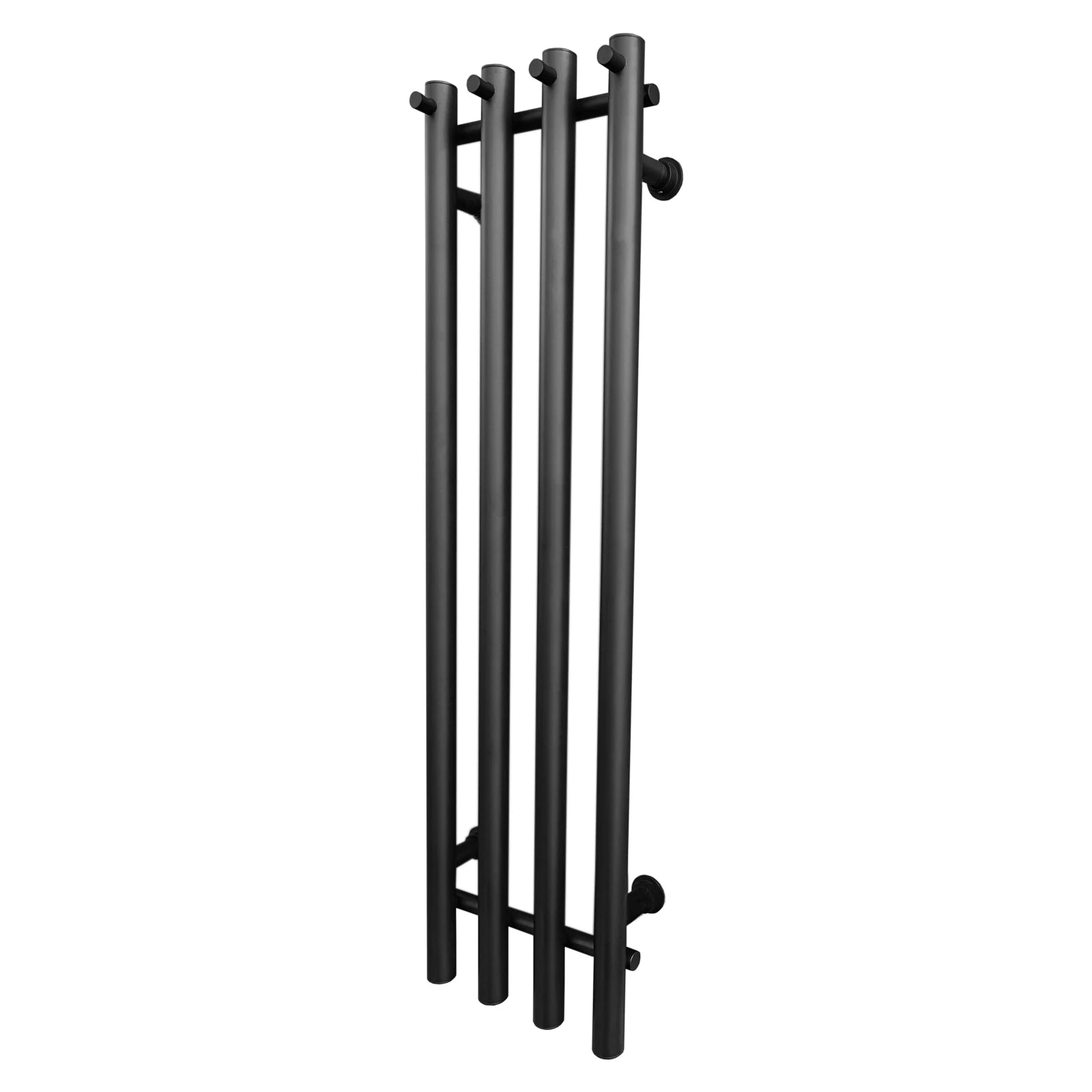 New Design Bathroom Accessories Stainless Steel 304 Electric Heated Towel Rail Matt Black Vertical Towel Warmer Radiator