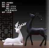 New High End Deer Statue Reindeer Figurines Resin Sculpture For Living Room Luxury Home Decoration Nordic Tabletop Ornaments