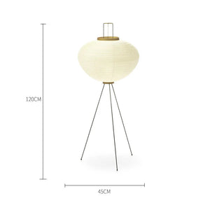 New Japanese Noguchi Isamu Floor Lamp Tea Room Rice Paper Lamp Simple Bedroom Study Floor Lamp Designer Table Light Fixtures