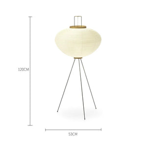 New Japanese Noguchi Isamu Floor Lamp Tea Room Rice Paper Lamp Simple Bedroom Study Floor Lamp Designer Table Light Fixtures