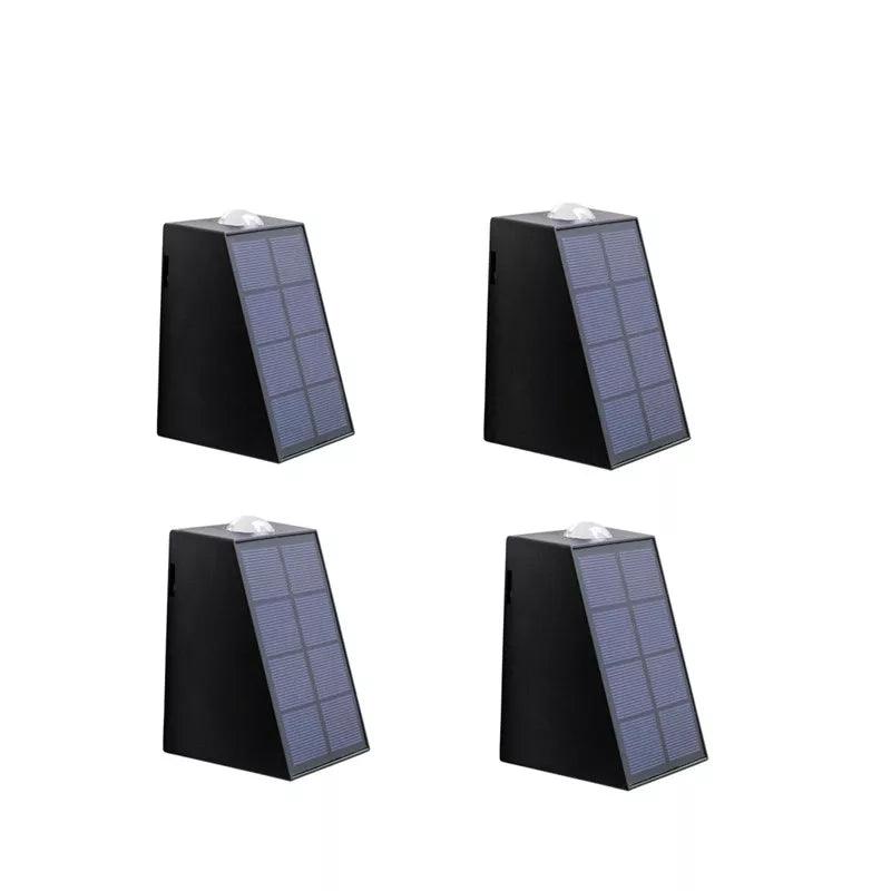 New LED Outdoor Solar Wall Light Garden Villa Courtyard Porch Landscape Decorative Lamp Up And Down Luminous Wall Washer Lights