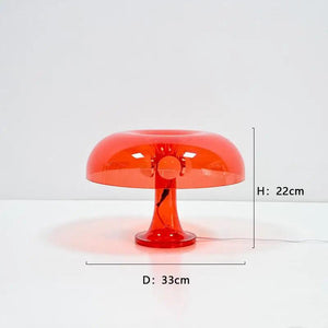 New Led Mushroom Table Lamp for Hotel Bedroom Bedside Living Room Decoration Lighting Modern Minimalist Creativity Desk Lights