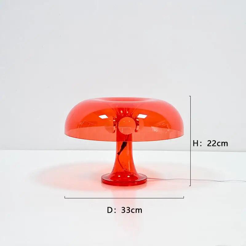 New Led Mushroom Table Lamp for Hotel Bedroom Bedside Living Room Decoration Lighting Modern Minimalist Creativity Desk Lights