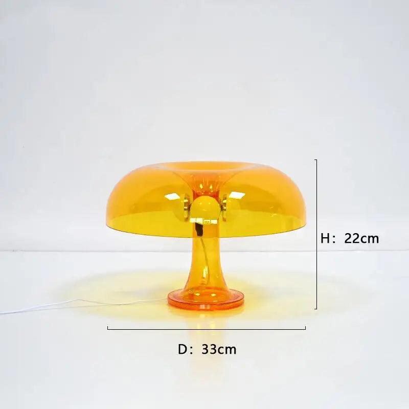 New Led Mushroom Table Lamp for Hotel Bedroom Bedside Living Room Decoration Lighting Modern Minimalist Creativity Desk Lights