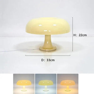 New Led Mushroom Table Lamp for Hotel Bedroom Bedside Living Room Decoration Lighting Modern Minimalist Creativity Desk Lights