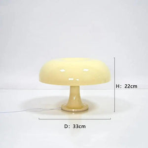 New Led Mushroom Table Lamp for Hotel Bedroom Bedside Living Room Decoration Lighting Modern Minimalist Creativity Desk Lights