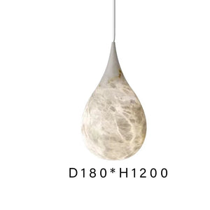 New Postmodern American Design Alabaster Raindrop Pendant Lighting Minimalist style lighting for bedrooms and restaurants