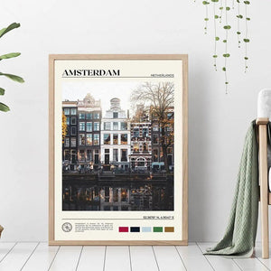 New York Hawaii Los Angeles Florence Amsterdam Southern California Cityscape Prints Travel Canvas Poster Living Room Wall Decor