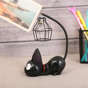 Night Light Resin Animal Cat Portable Rotatable Children Student Present Reading Lamp Desktop Decoration Led Lamp for home garde