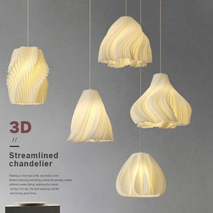 Nordic 3D Pendant Lamps Art Creative Chandelier For Living Dining Room Home Kitchen Island Decor Hanging Light Fixtures Lustre