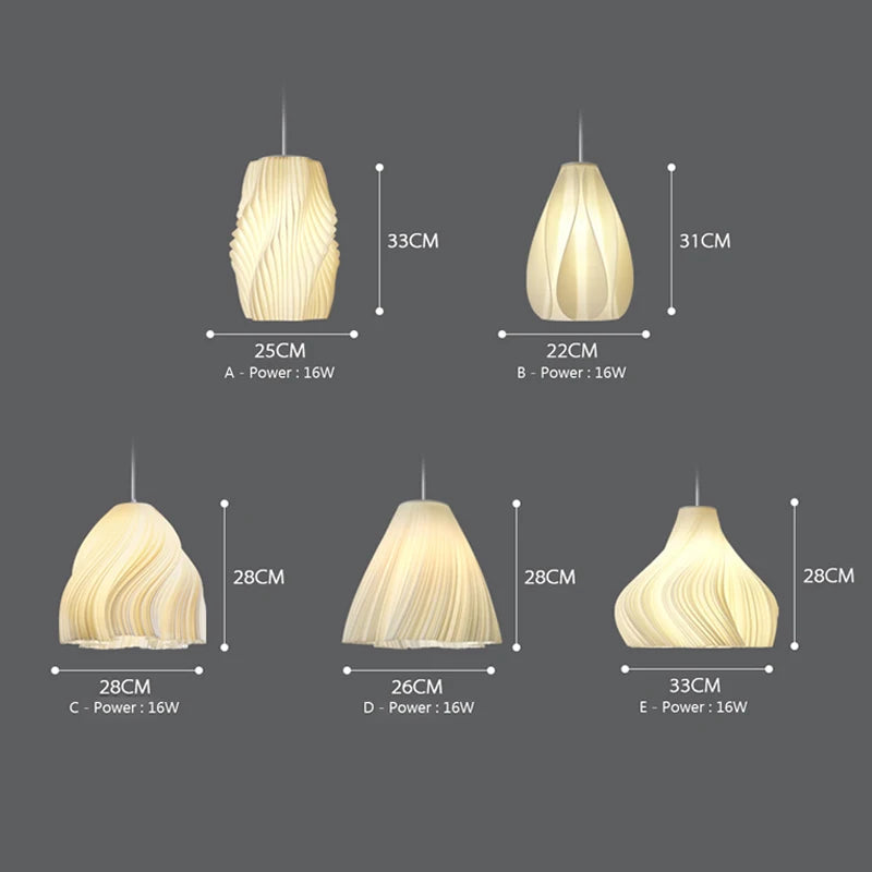 Nordic 3D Pendant Lamps Art Creative Chandelier For Living Dining Room Home Kitchen Island Decor Hanging Light Fixtures Lustre