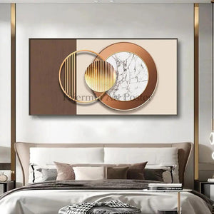 Nordic Abstract Geometric Canvas Interior Paintings Modern Living Room Wall Art Poster Pictures Prints Living Room Decoration