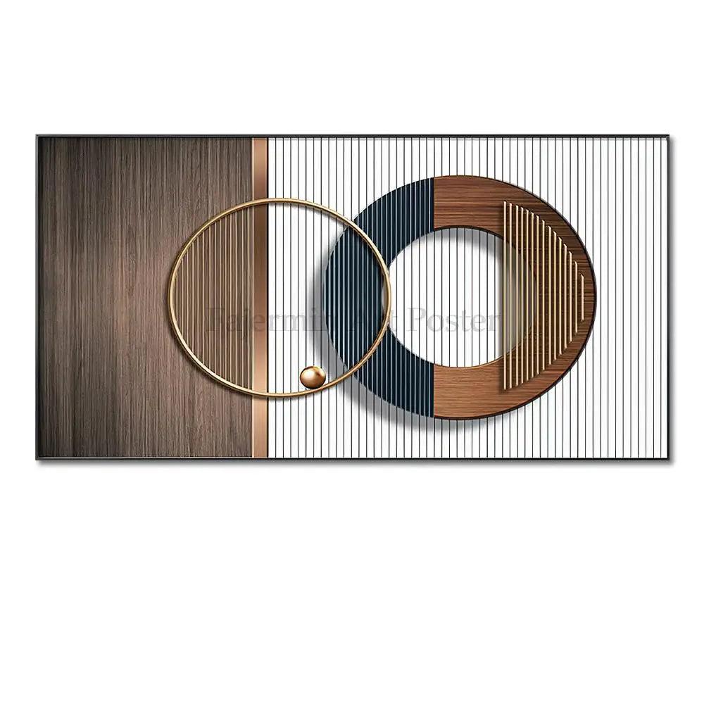 Nordic Abstract Geometric Canvas Interior Paintings Modern Living Room Wall Art Poster Pictures Prints Living Room Decoration