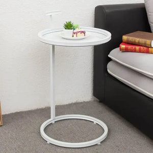 Nordic Art Sofa Side Coffee Table Simple Luxury Metal Small Coffee Table Round Apartment Muebles Para El Hogar Home Furniture WZ