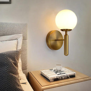 Nordic Creative LED Luxury Wall lamp Living room Metal Fashion Modern Minimalist Bedside Wall light Bedroom Fixtures Lighting