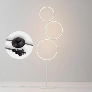 Nordic Floor Lamp Simple Modern Living Room Sofa Bedroom Bedside Lamp Creative Led Round Ins Net Red Decorative Lamp