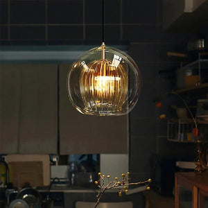 Nordic Glass Pendant Lights Modern Suspension Chandeliers for Living Dining Room Kitchen Bedside Hanging Lamp Fixture Luster