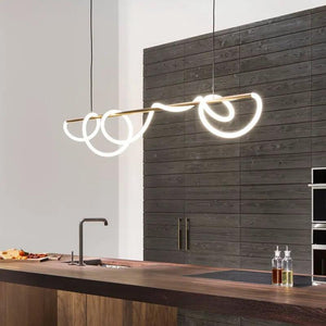 Nordic Hose Led Ceiling Chandelier Dimmable for Kitchen Dining Living Room Center Table Pendant Lamp Home Decor Lighting Fixture