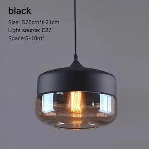 Nordic LED Glass Pendant Lights Fixtures Modern Creative Wood Art Bedroom Dinning Living Room Light Wood Color Hanging Lamps