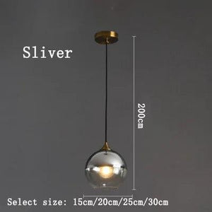 Nordic Led Pendant Light Modern Restaurant Bar Glass Chandelier for Cafe Dining Room Room Decor Bedroom Bedside Lighting