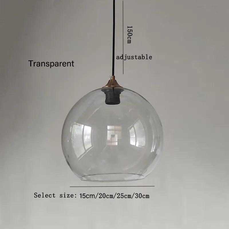 Nordic Led Pendant Light Modern Restaurant Bar Glass Chandelier for Cafe Dining Room Room Decor Bedroom Bedside Lighting